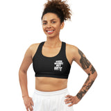 Push WEIGHT not HATE Sports Bra